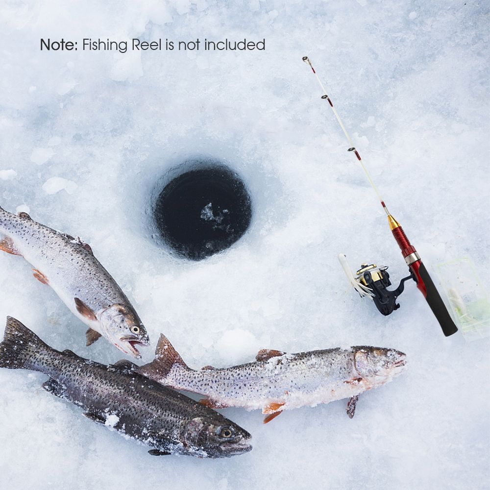 2-piece Fishing Rod Combo Spinning Fishing Soft Handle Ice