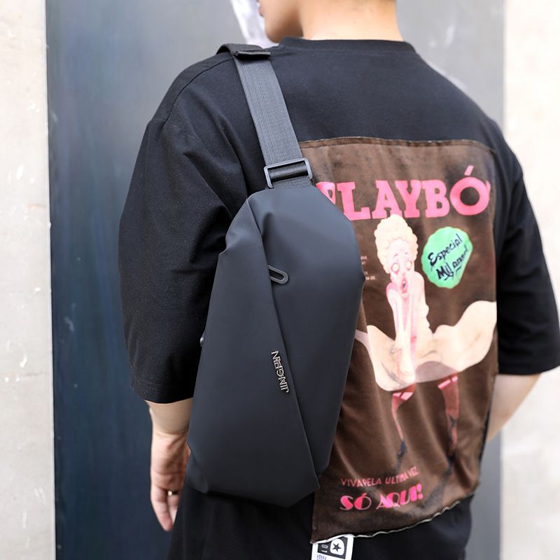 Men's Leather Waist Bag Cross Bag Men's Bag