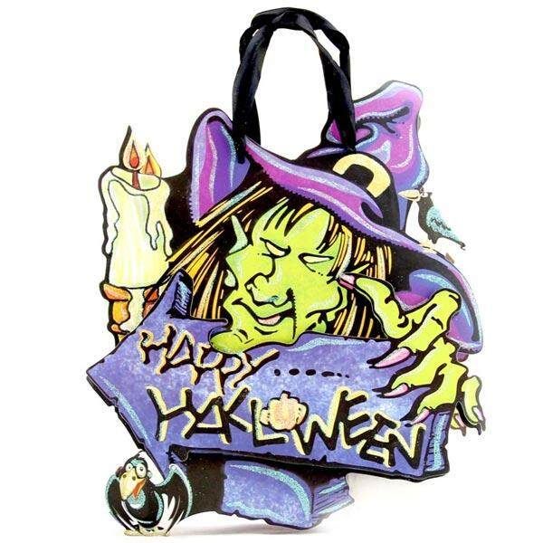 Halloween Paper Witch Pattern Candy Gift Bag
