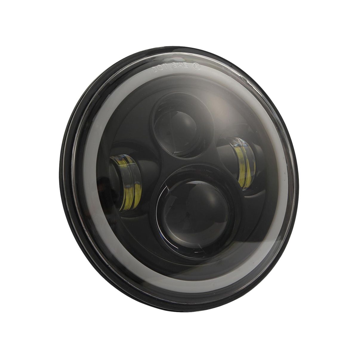 1pc 7 Inch Round Shaped LED Front Headlight Replacement For Jeep Wrangler JK LJ TJ CJ Motorcycles Headlight 9-30V