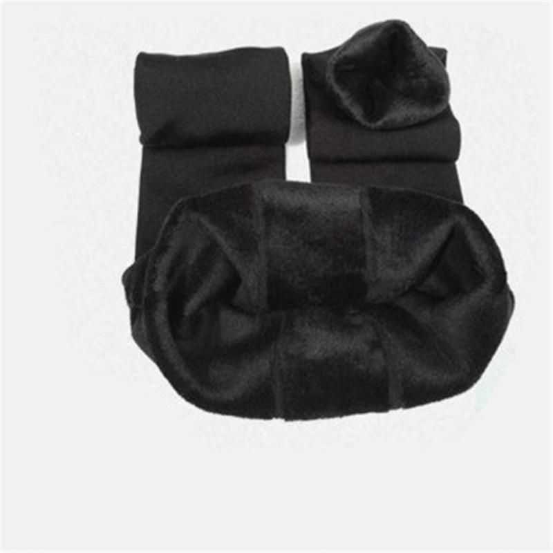Woman Winter Hose Thermal Plush Sock Pants Lined-A02