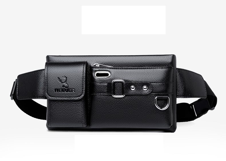 Trendy Multifunctional Leather Cross-bag/ Waist Bag
