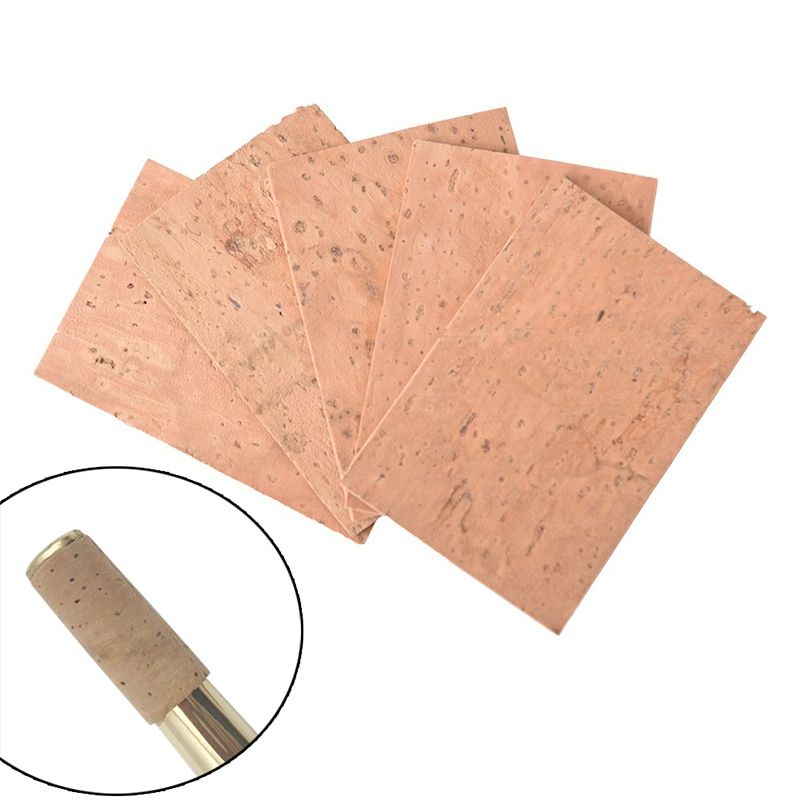 5pcs/pack Saxophone Corks Soprano/ Tenor/ Alto Neck Cork Saxophone Parts Musical Instrument Accessories 61x39x2mm