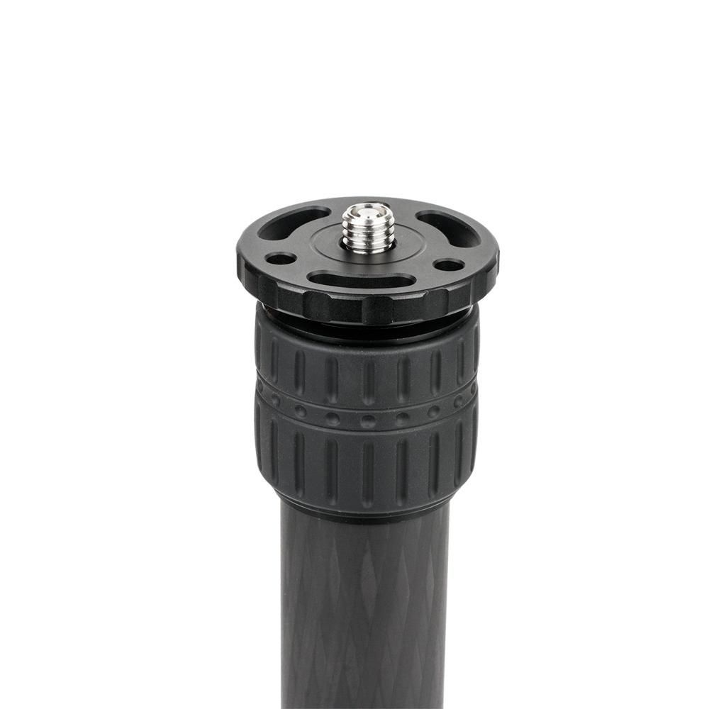 Andoer ER322C 32mm Tube Diameter Carbon Fiber Tripod Extender 2-Section Center Column Extension Tube Compatible with Zhiyun FeiyuTech hohem Handheld Gimbals All Tripods Max. Load Capacity 15kg