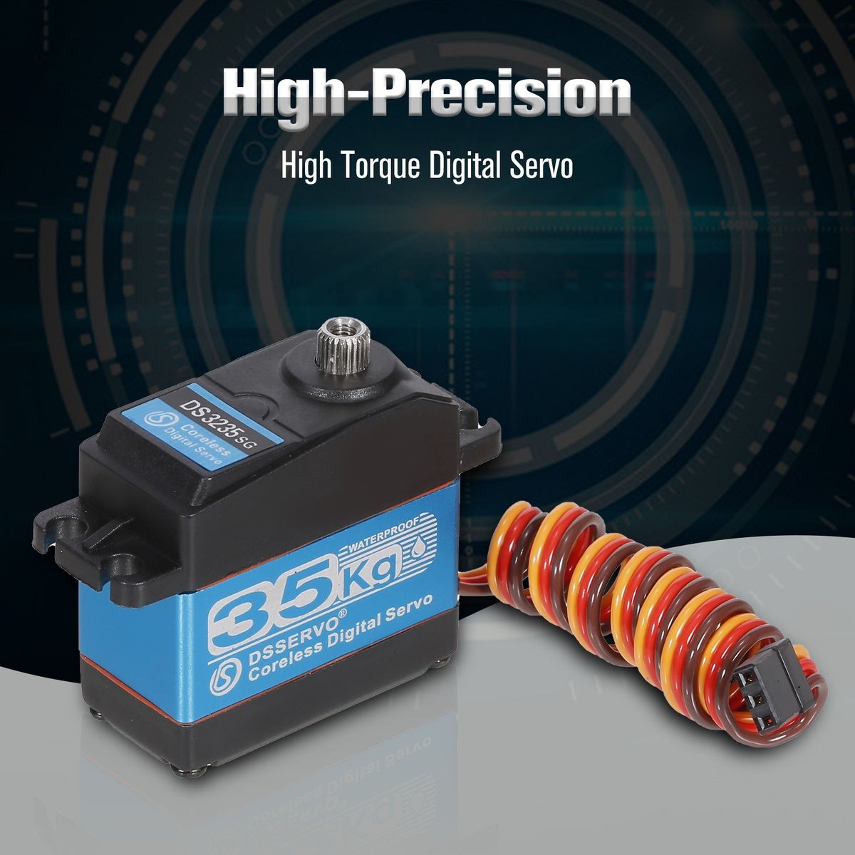 35KG Servo IP66 Waterproof High Torque Digital Servo For