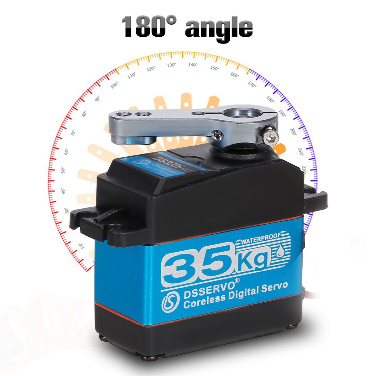 35KG Servo IP66 Waterproof High Torque Digital Servo For