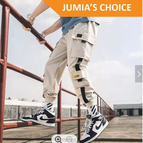 Cargo Pants - Ladies Joggers - Combat Trousers Set - White