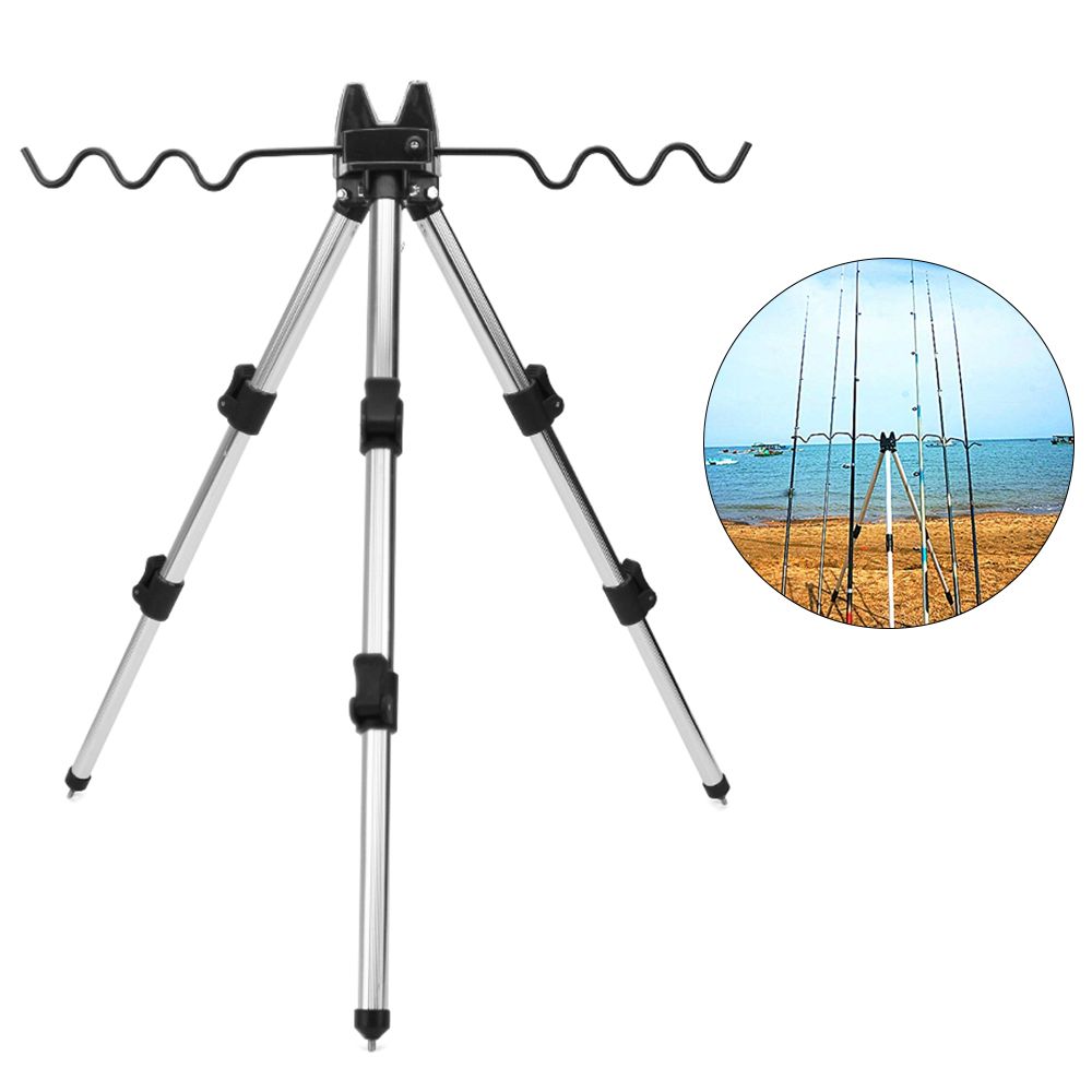 Fishing Rods Tripod Stand Telescopic Aluminum Alloy Fishing