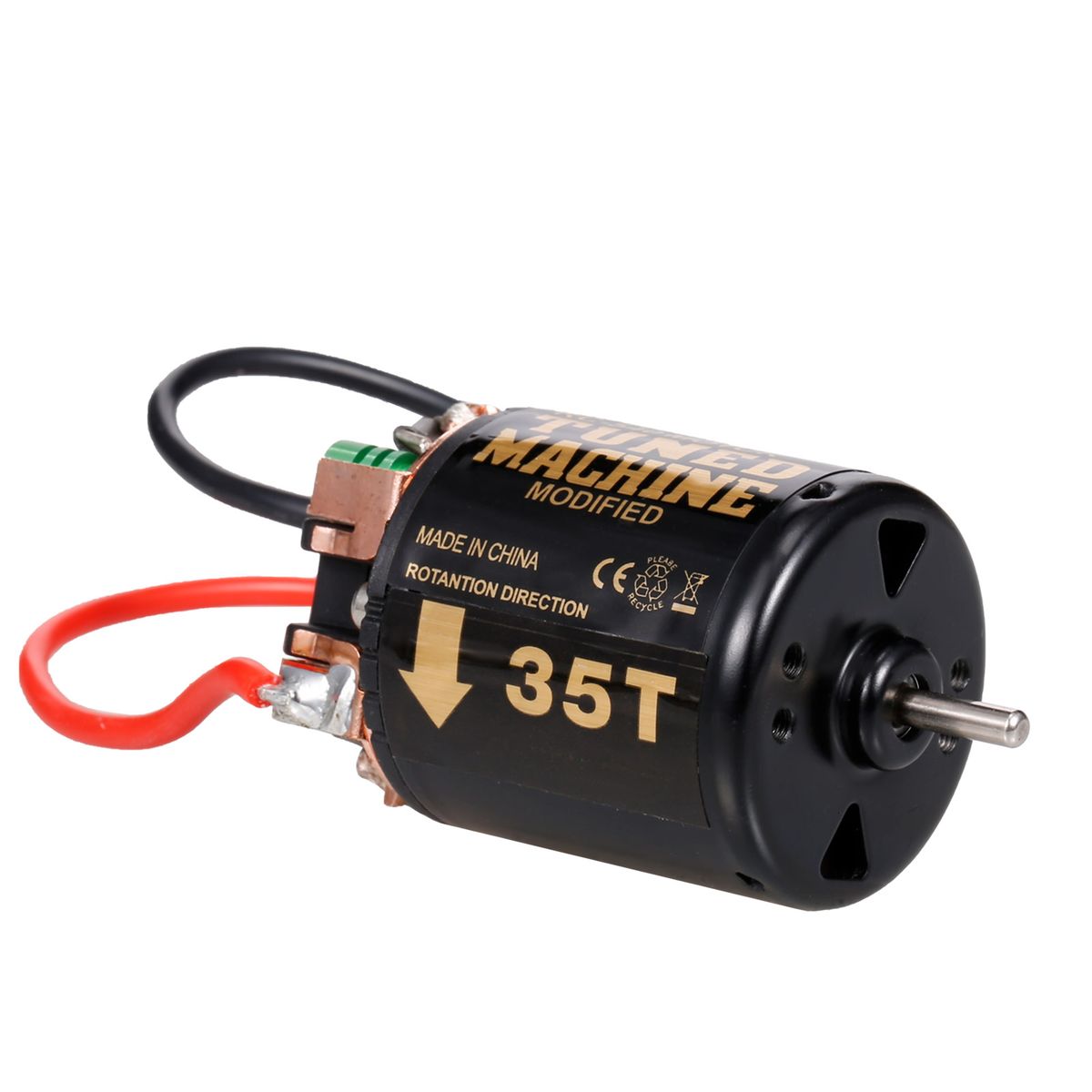 540 Brushed Motor RC Crawler Motor 35T 3-Slot Replacement
