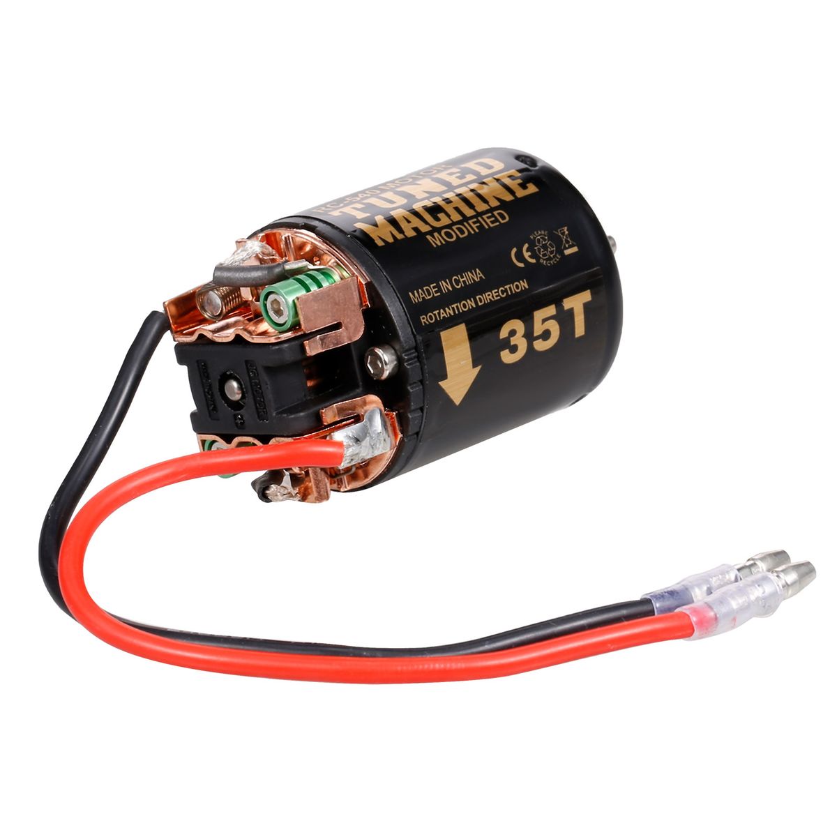 540 Brushed Motor RC Crawler Motor 35T 3-Slot Replacement