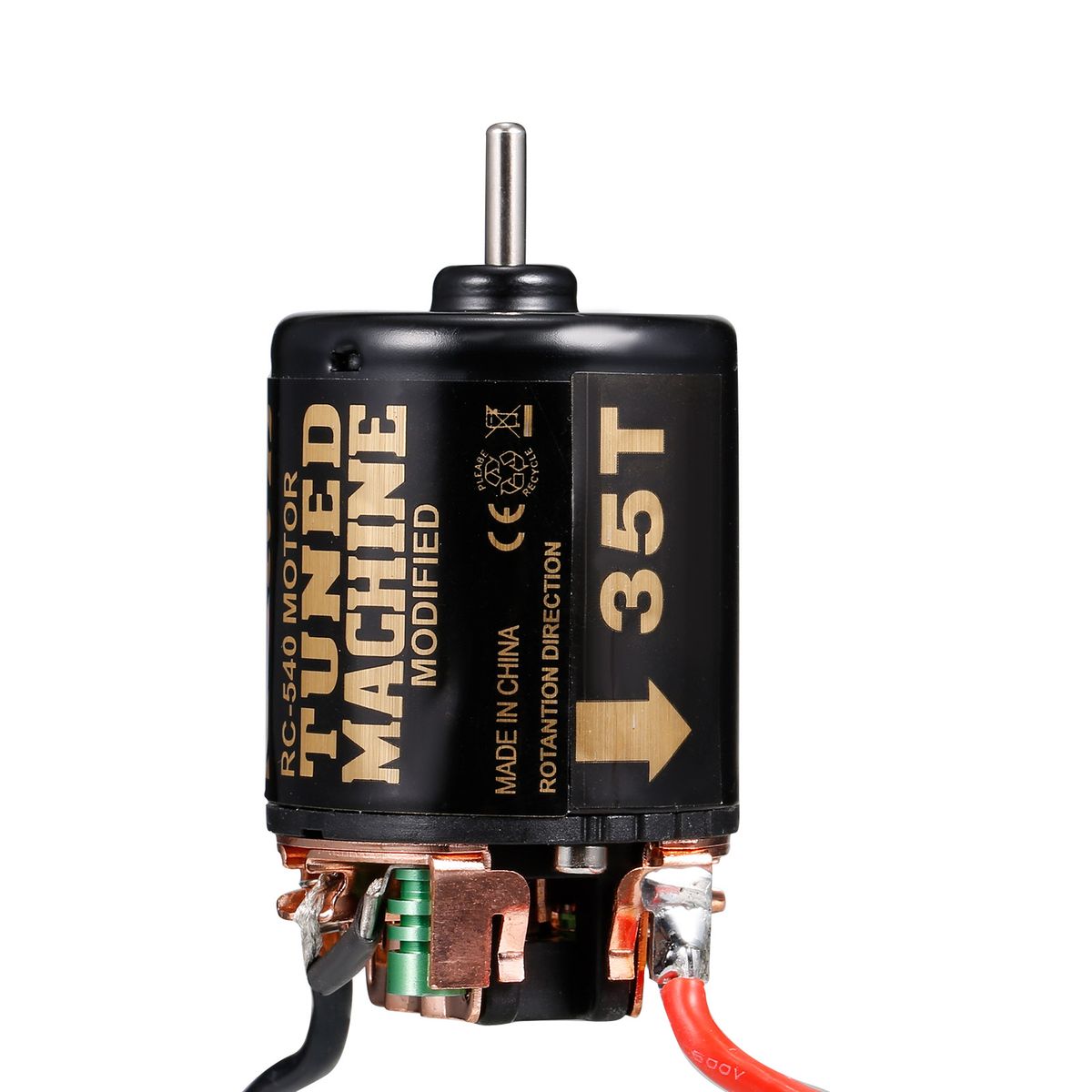 540 Brushed Motor RC Crawler Motor 35T 3-Slot Replacement
