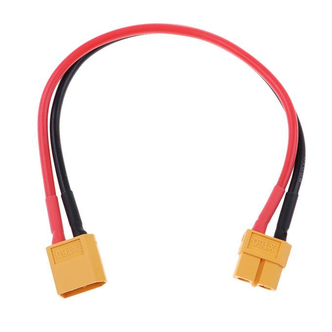 XT60 / XT-60 Male To Female Plug Extension Cable Wire 14AWG 20cm