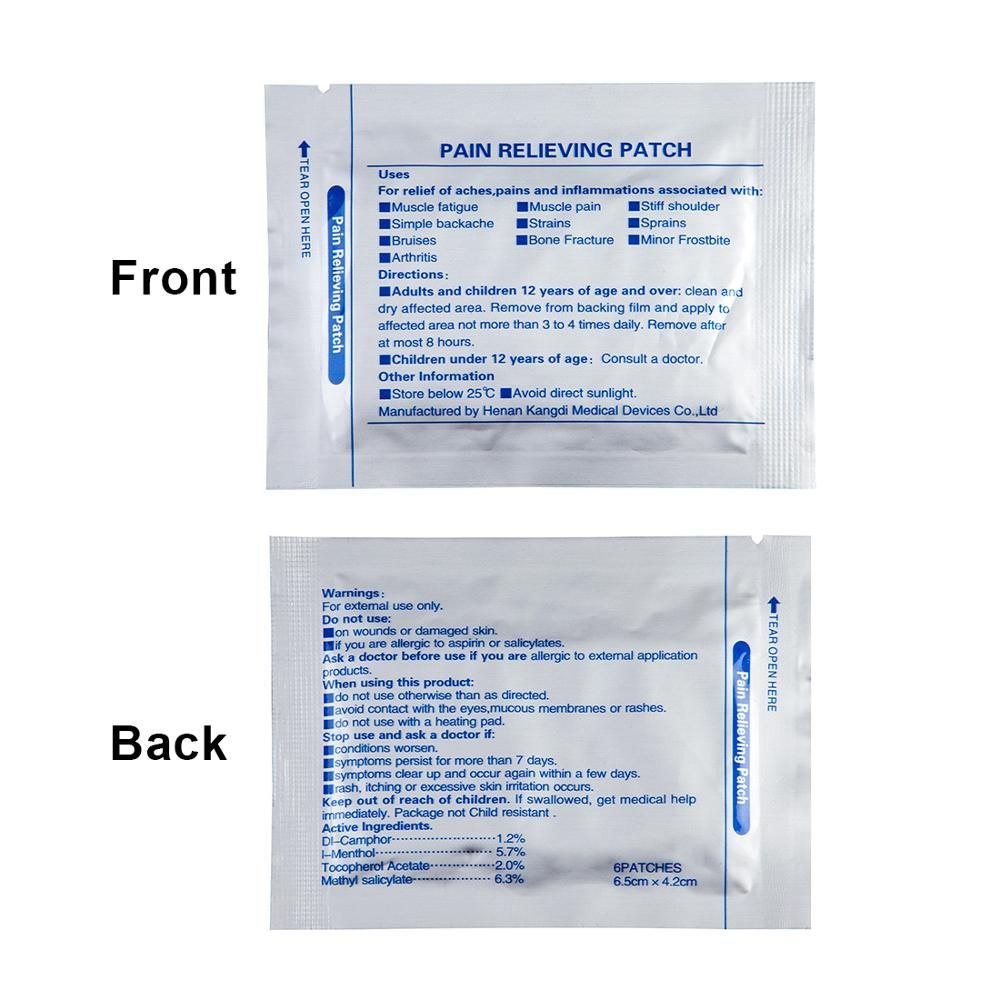 Pain Adhesive Relief Menthol Plaster Box Patch Muscles Plaster Pieces/ Sore Capsicum 30 Brand Self Herbal Flavor Medical KONGDY