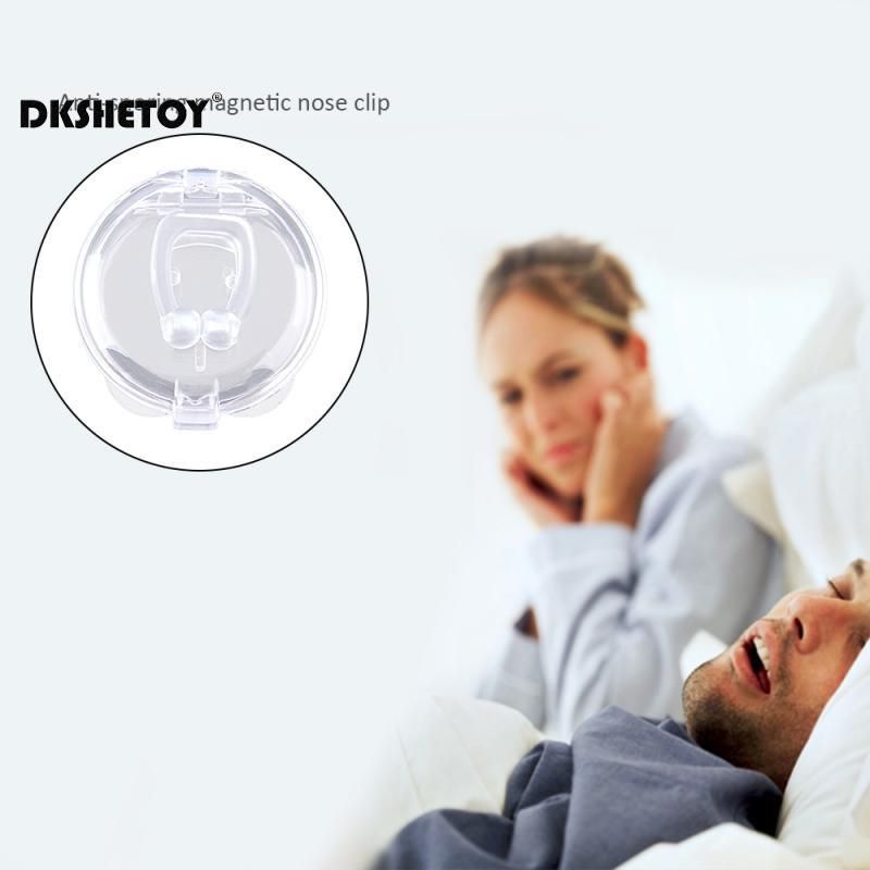 Snore Stopper Ring Nose Clip Magnetic Anti Snoring Nasal Dilator Easy Breathe Improve Silent Sleep Aid Device Guard Health Care