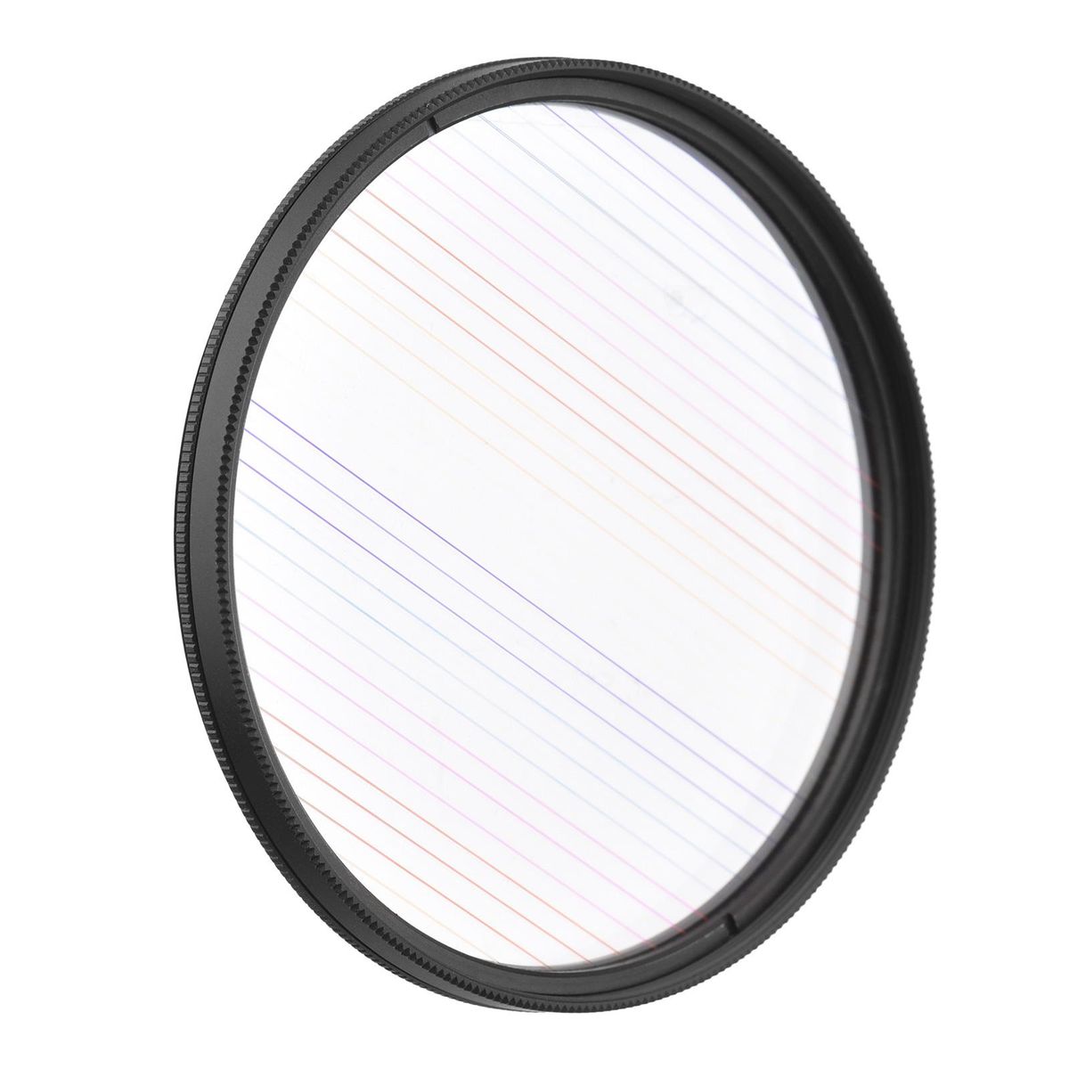 77mm Rainbow Streak Lens Filter Special Effects Anamorphic Optical Glass Filter for DSLR Cameras