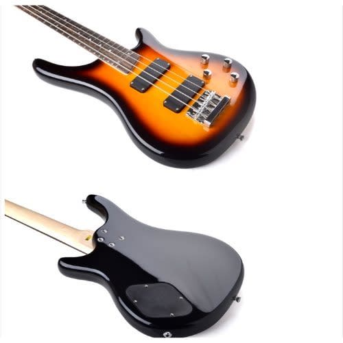 Professional 4 Strings Bass Guitar - Sunburst