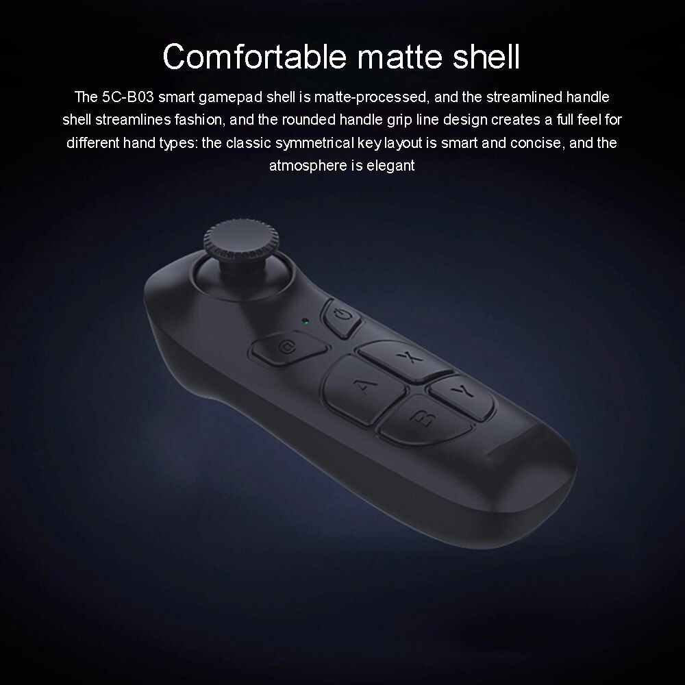 HORUG B03 Wireless Bluetooth Gamepad Update VR Remote Controller For Android IOS Joystick Game Pad Control For 3D Glasses VR BOX
