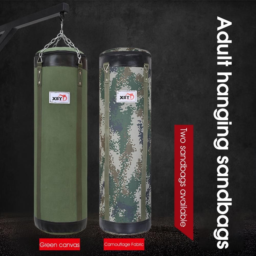 Canvas  Useful Impact Resistant Empty Boxing Sandbag Anti-deformation Fitness Sandbag Hanging