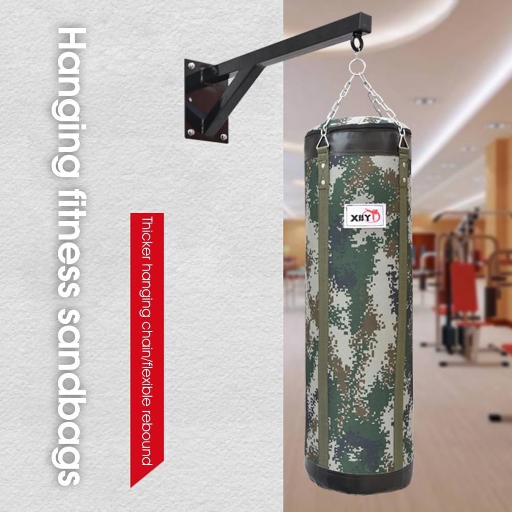 Canvas  Useful Impact Resistant Empty Boxing Sandbag Anti-deformation Fitness Sandbag Hanging