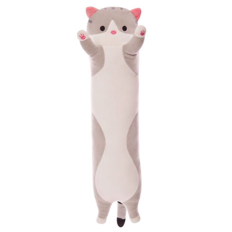 Manufacturers Wholesale Cute Cat Plush Toy Pillow Strip Cat