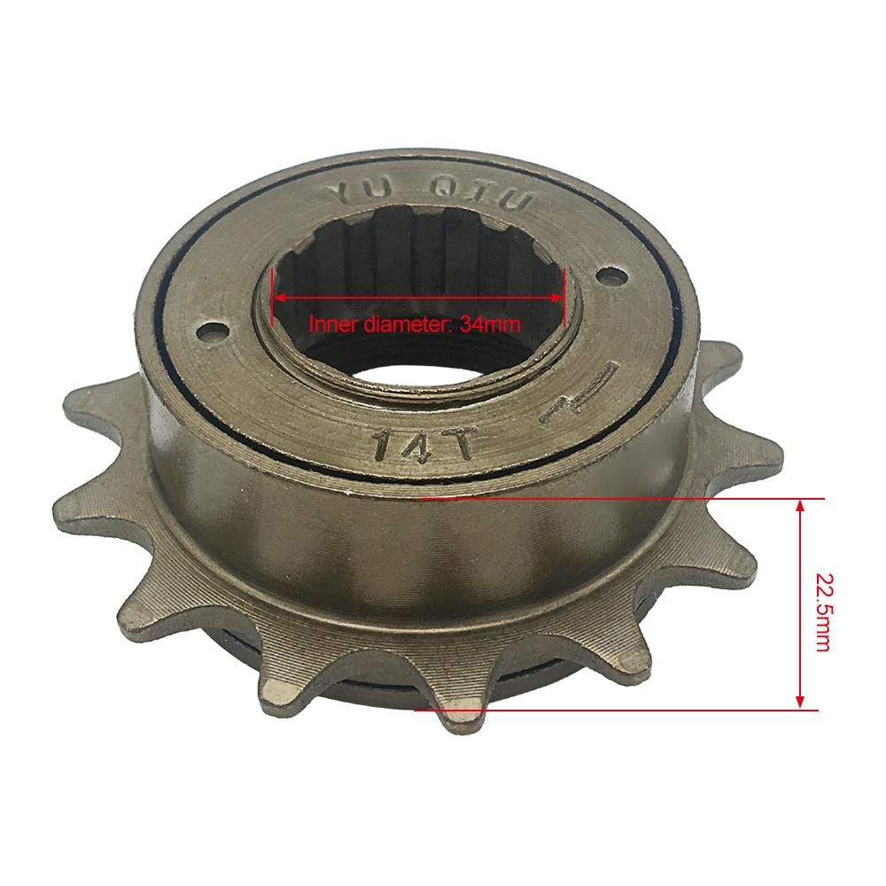 Bicycle Freewheel 14/16T 18MM 34MM Single Speed Freewheel Flywheel Sprocket Gear Bicycle Accessories