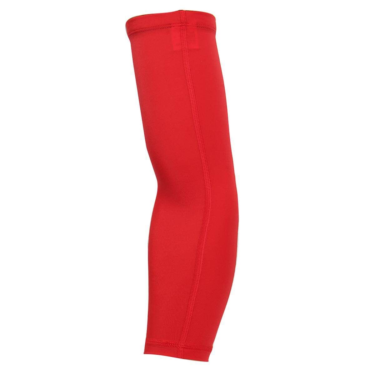 Sports Arm Sleeves Compression Anti-Slip Basketball Baseball Football Protetion Red