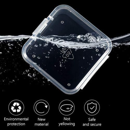 6 Pieces Mini Plastic Clear Storage Box For