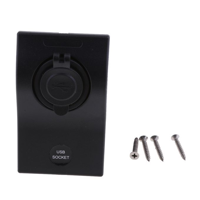 12V MarineBoat CarCaravan Dual USB Charger Switch Panel  Waterproof