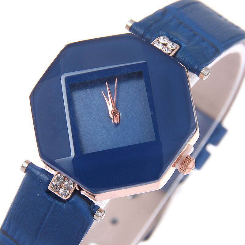 Korean Fashion Ladies Diamond Mirror Quartz Watch