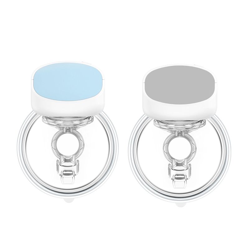 Wearable Automatic Breast Pump White Blue
