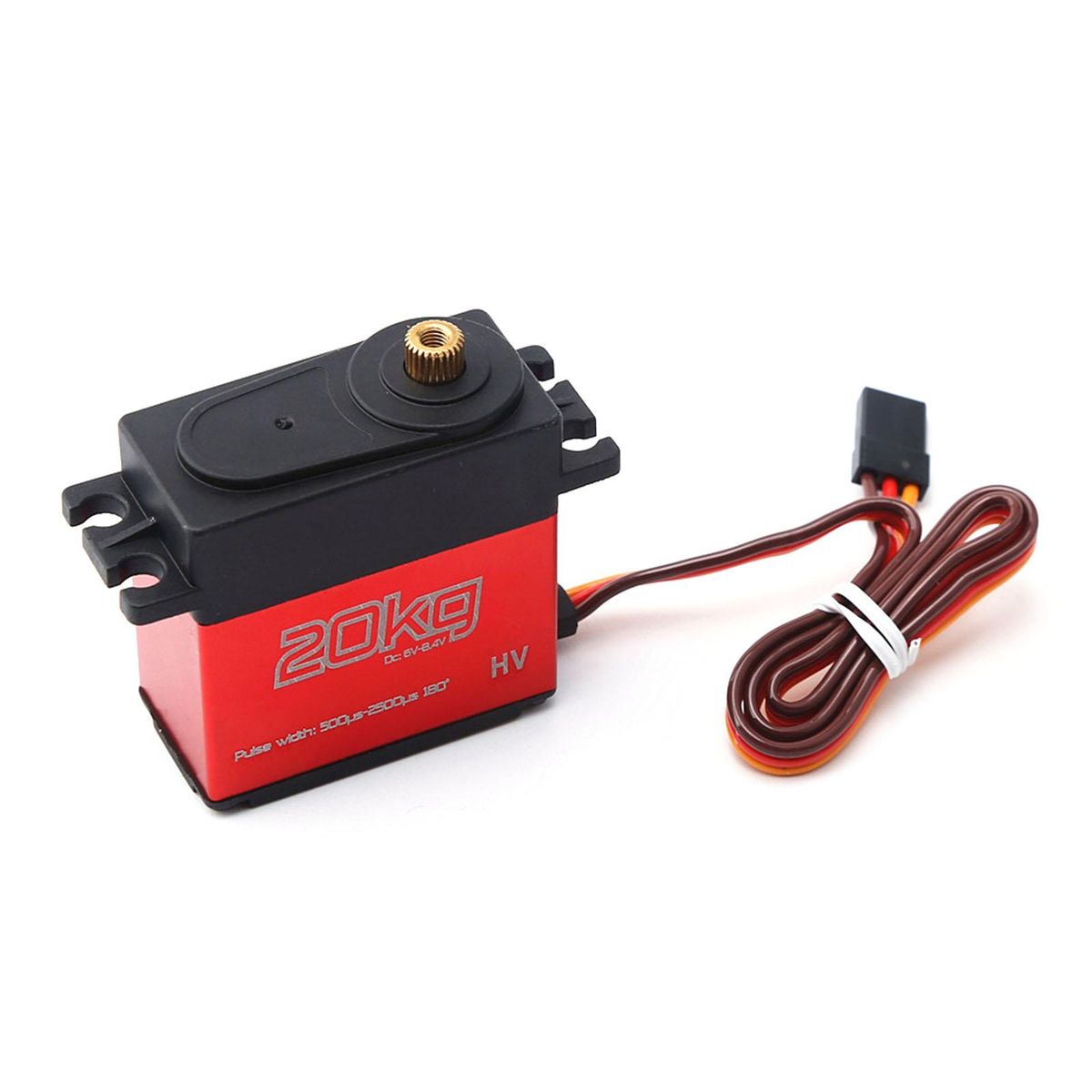 HS3220 Metal Gear Digital Servo High Torque 20kg Waterproof for 1/10 1/8 RC Baja Car Buggy Truck Boat Airplane Helicopter