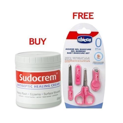 Antiseptic  Baby Cream Plus Baby Manicure Nail Cutter Set