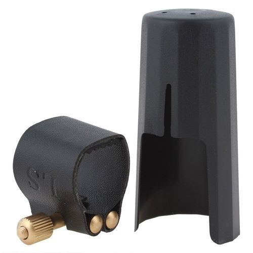 Practical Alto Saxophone Mouthpiece With Cap & Leather Clip