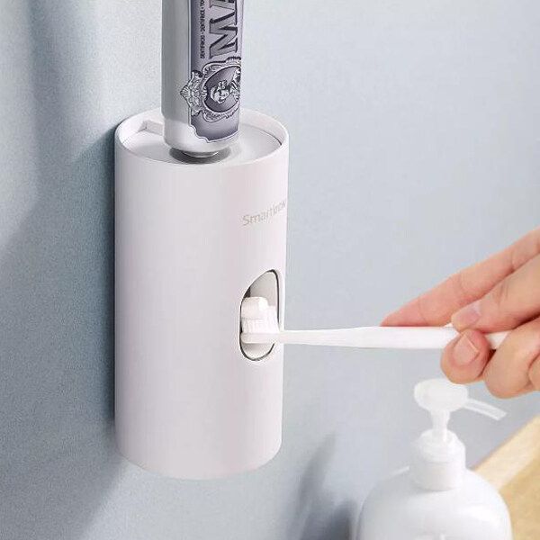 Auto Induction Toothpaste Squeezer Dispenser & UV Toothbrush Sterilization Cup Type 2