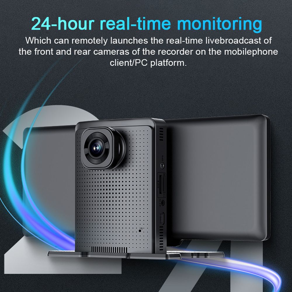 Multi-language Dual Lens Car Video Recorder Auto Dash Cam