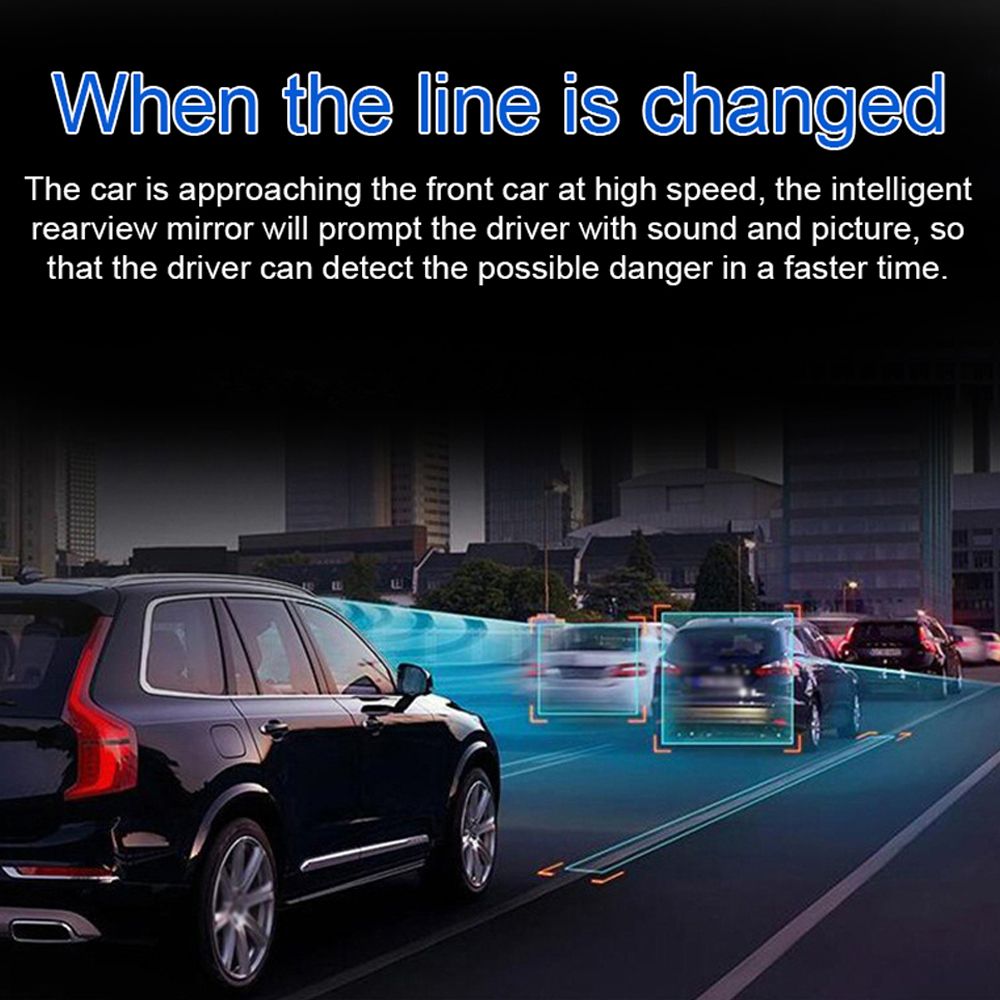 Multi-language Dual Lens Car Video Recorder Auto Dash Cam