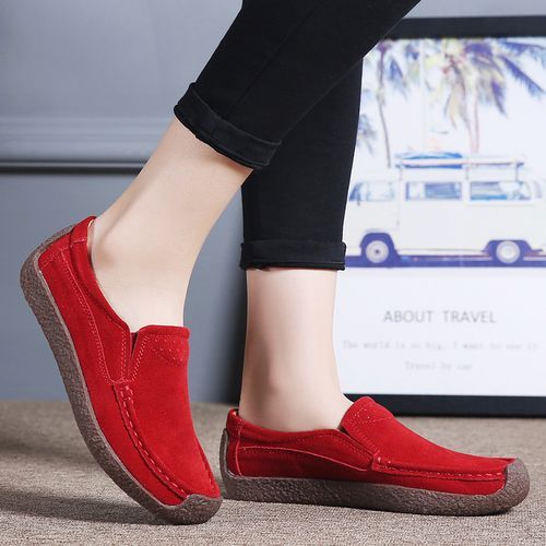 Women Shoes Flat Loafers Lifestyle Walking Shoes Casual Moccasins