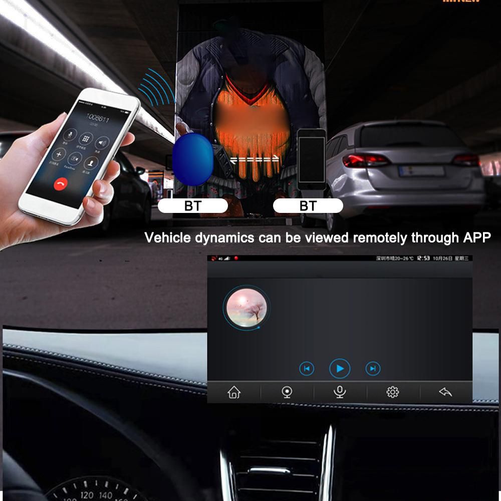 Multi-language Dual Lens Car Video Recorder Real View Navigation Auto Dash Cam Night Viewing Car Camera Recorder Voice Assistant DVR Wide Angle Car Camcorder