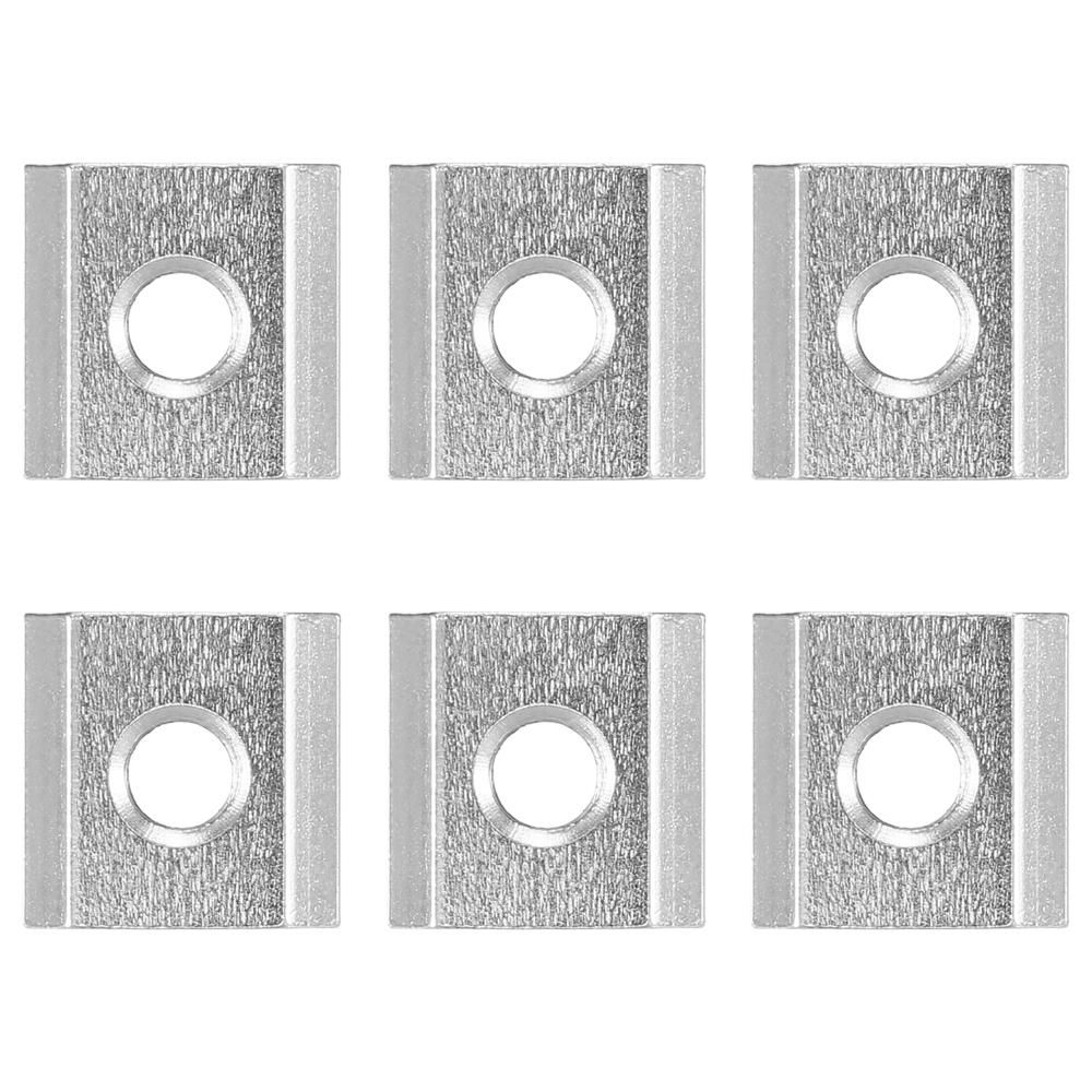 6pcs Stainless Steel Kayak Track Adapter Nut Hardware