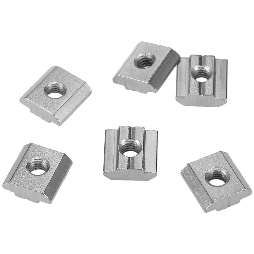 6pcs Stainless Steel Kayak Track Adapter Nut Hardware