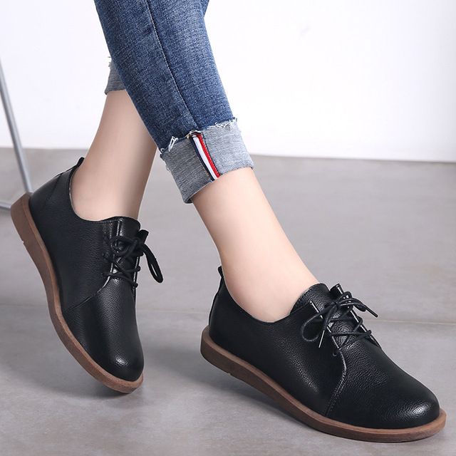 Authentic Skin Flat Shoes For Women