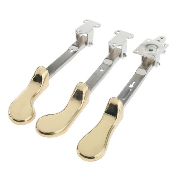 3Pcs  Sustain Pedal Switch Foot Pedal Connection For Upright Golden