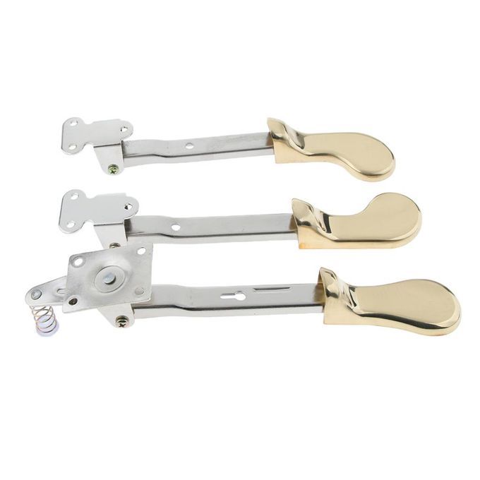 3Pcs  Sustain Pedal Switch Foot Pedal Connection For Upright Golden