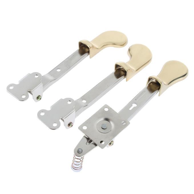 3Pcs  Sustain Pedal Switch Foot Pedal Connection For Upright Golden