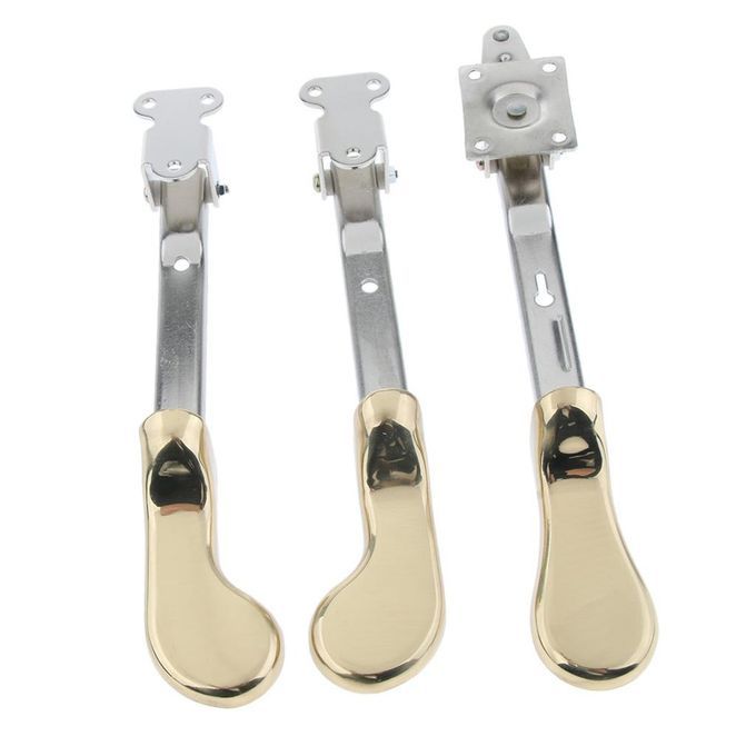 3Pcs  Sustain Pedal Switch Foot Pedal Connection For Upright Golden