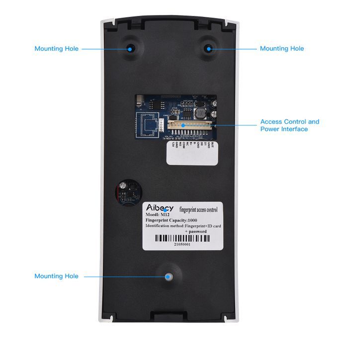 Aibecy Fingerprint Access Control Time Attendance Machine