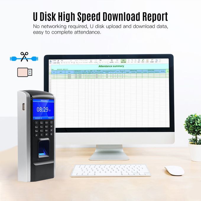Aibecy Fingerprint Access Control Time Attendance Machine