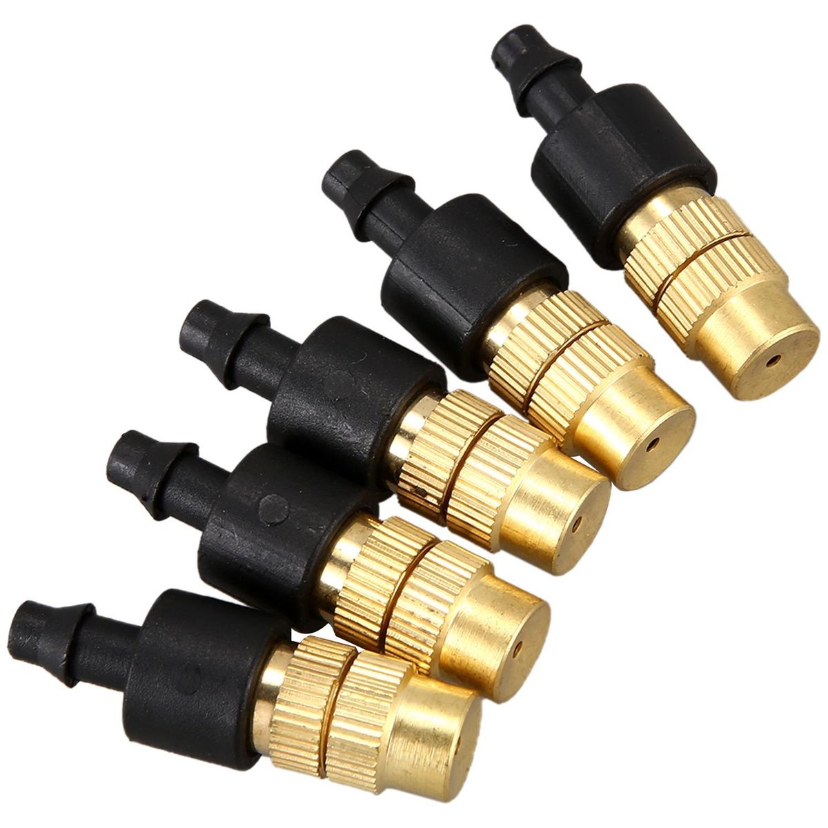 50PCS Adjustable Sprayer Brass Misting Nozzle Atomizing Sprinkler for Mini Drip Garden Watering Irrigation Spray