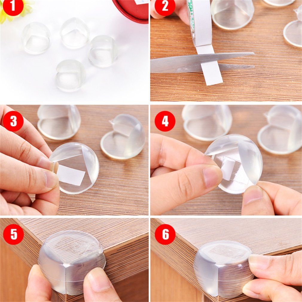 CB Baby Kid Safety Silicone Right Angle Furniture Protective Table Corner Cover