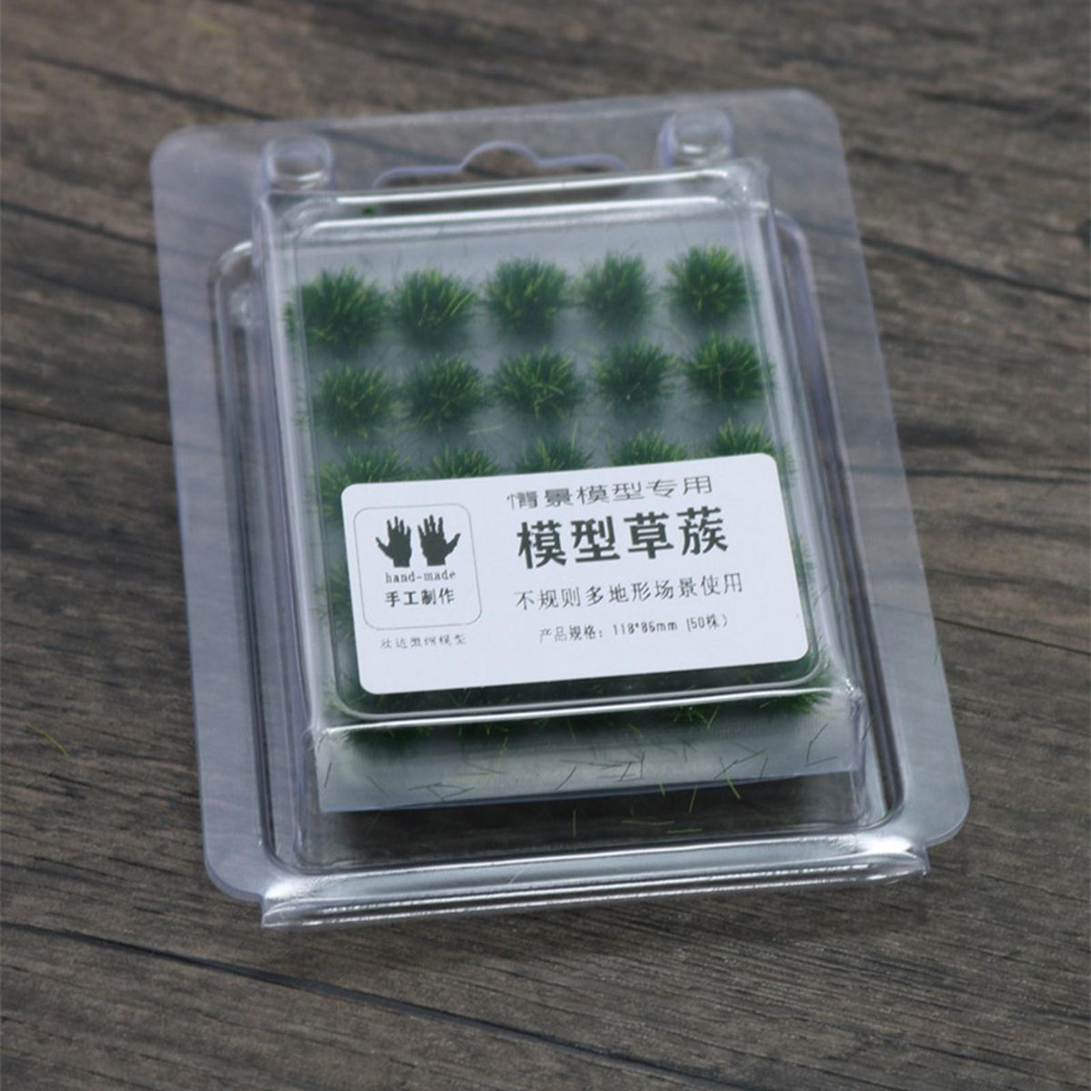 50 Pieces Simulation Miniature Model Grass Static Scenery